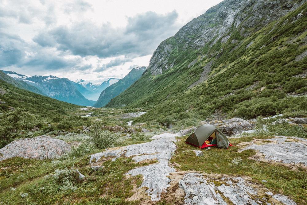wild camping in Norway