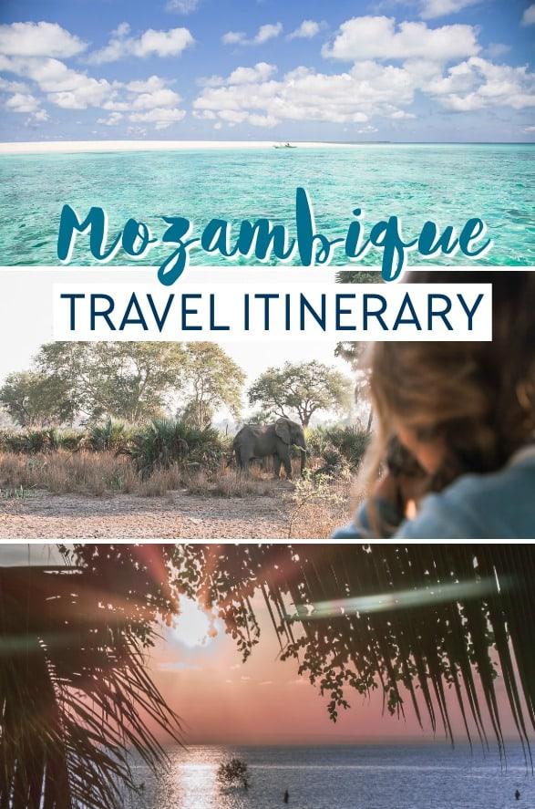mozambique travel itinerary
