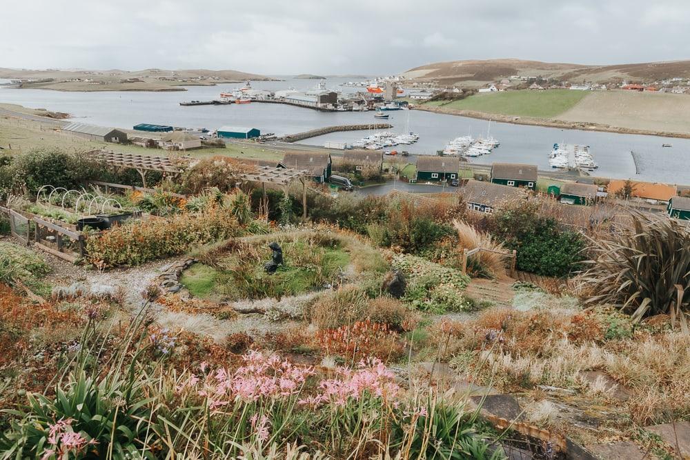 sarah kay arts and gardens shetland view