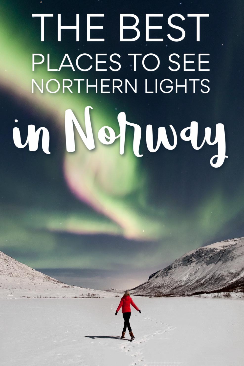 best places to see northern lights in norway