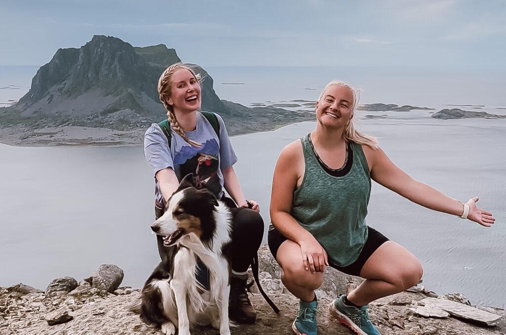 view from Vega Stairs hike in Helgeland, Norway