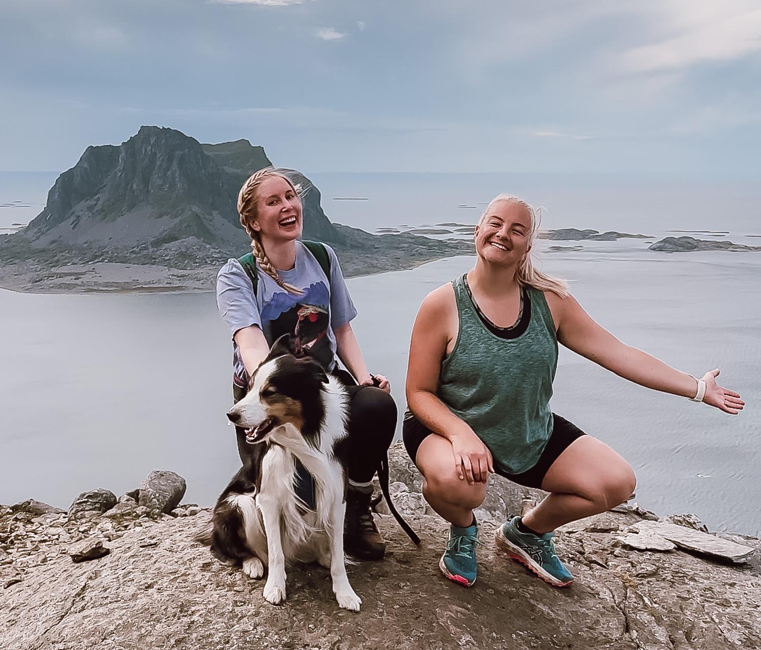 view from Vega Stairs hike in Helgeland, Norway