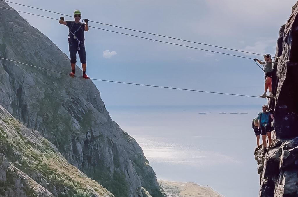 Vega stairs via ferrata Norway